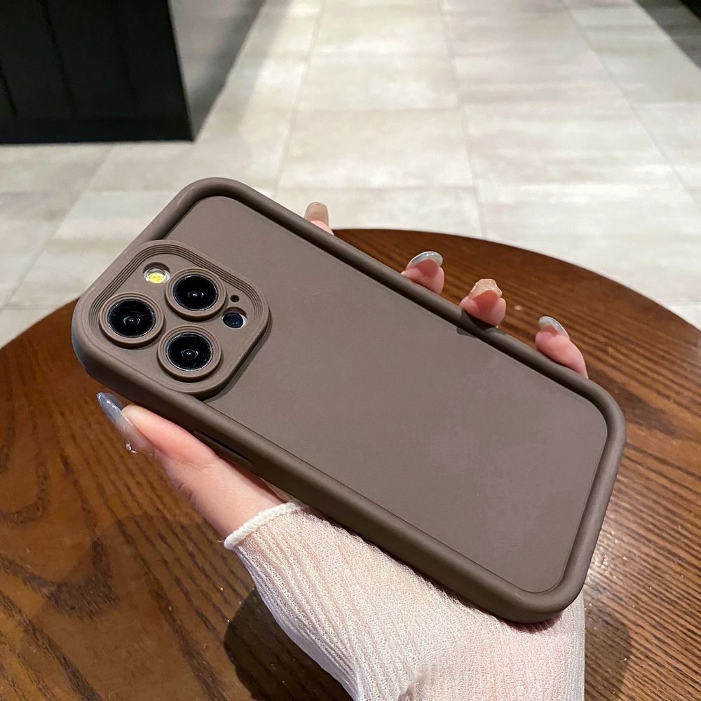 New Silicone Phone Case For iPhone 15 Pro Max 14 Plus 13 12 11 XR 8 7 SE 2022 XS Casing Bumper Shockproof Lens Protective Back Cover
