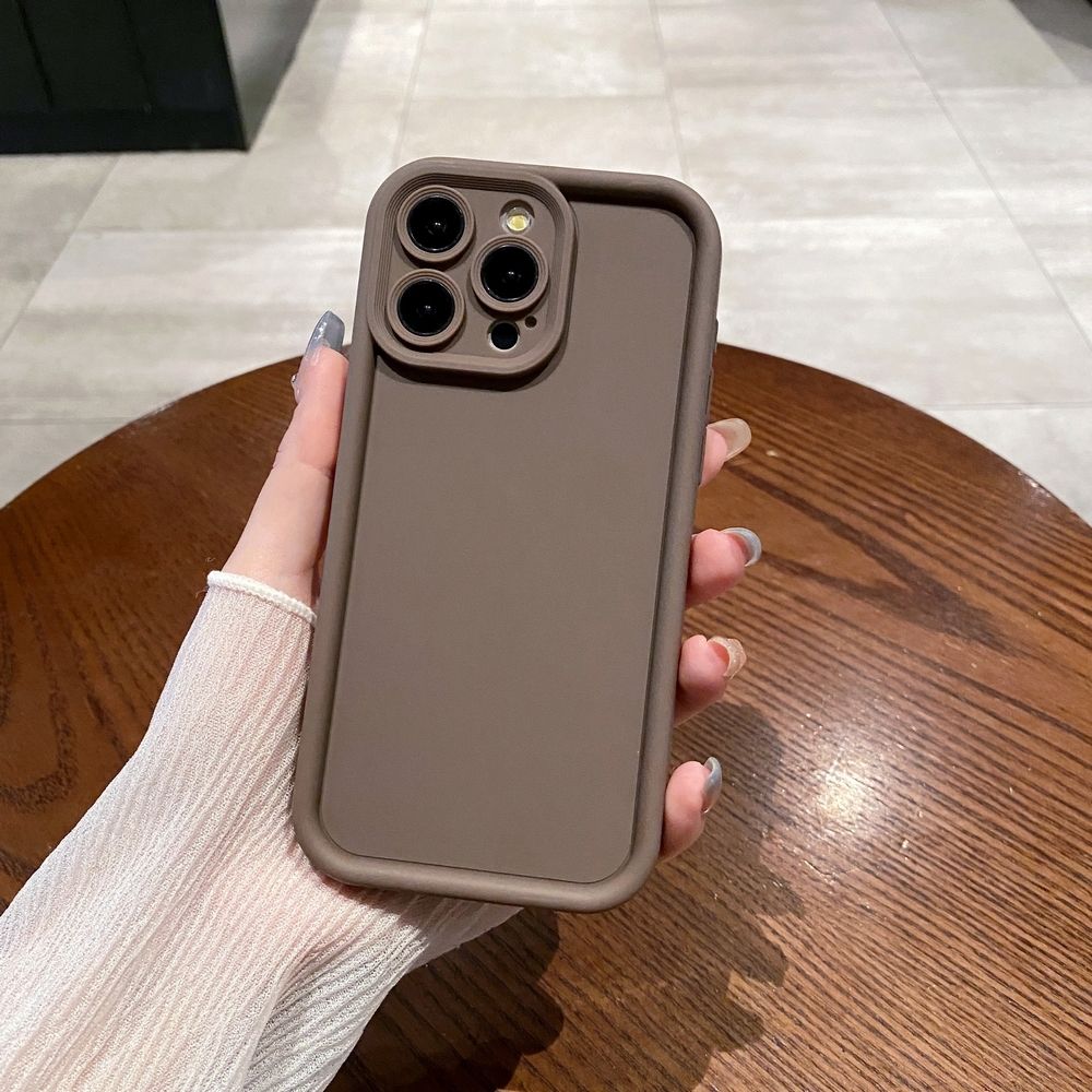 New Silicone Phone Case For iPhone 15 Pro Max 14 Plus 13 12 11 XR 8 7 SE 2022 XS Casing Bumper Shockproof Lens Protective Back Cover