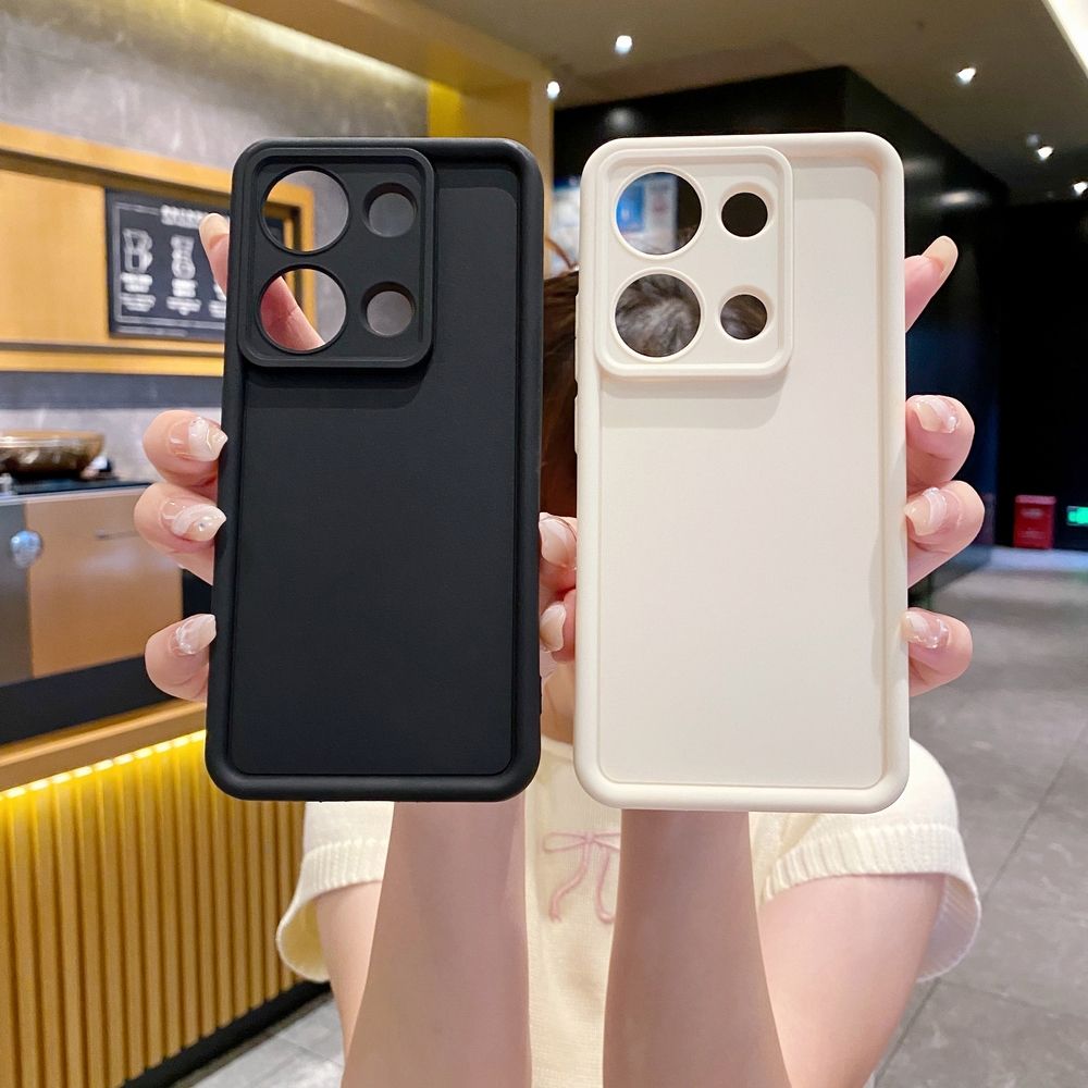 New Silicone Phone Case for Xiaomi Redmi Note 13 Pro 5G 12S 4G 12 Turbo 11S 13C 12C Casing Bumper Shockproof Lens Protective Back Cover
