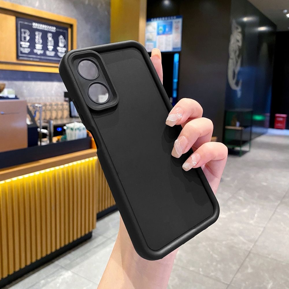 New Silicone Phone Case for OPPO A60 A18 A38 A17 A16 A57 A77 4G A59 A98 A78 A58 5G Casing Bumper Shockproof Lens Protective Back Cover