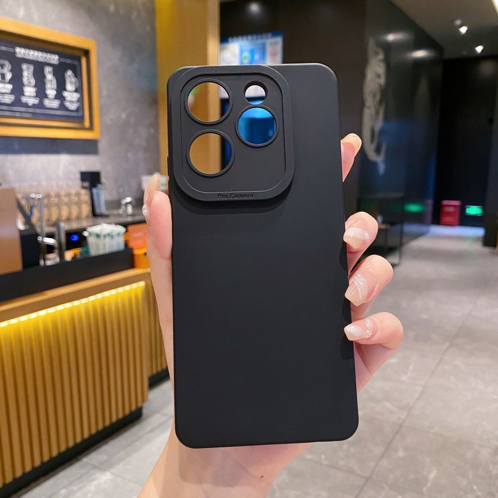 New Silicone Phone Case for Infinix Hot 40i 40 Pro Note 12 G96 30 20 11 10 Play Smart 8 7 5 6 HD Casing Bumper Shockproof Camera Protective Back Cover