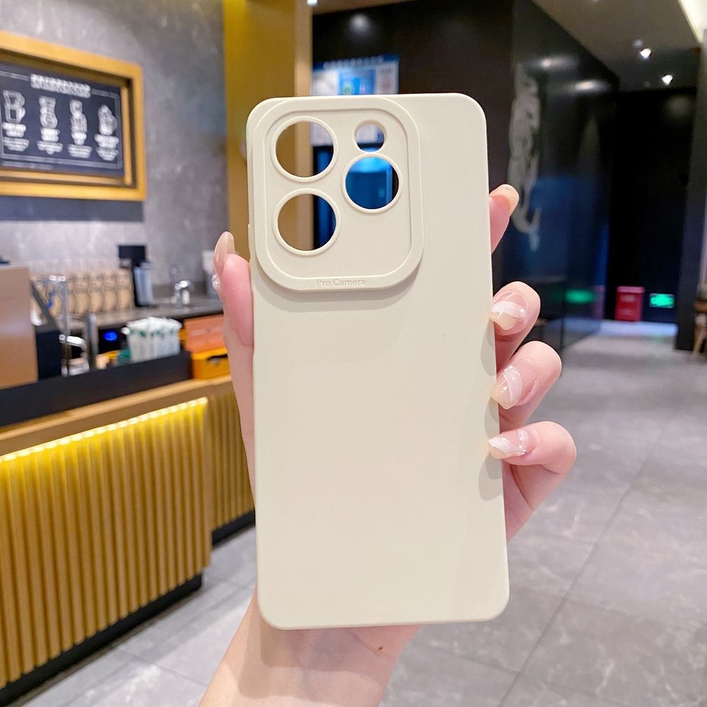 New Silicone Phone Case for Infinix Hot 40i 40 Pro Note 12 G96 30 20 11 10 Play Smart 8 7 5 6 HD Casing Bumper Shockproof Camera Protective Back Cover