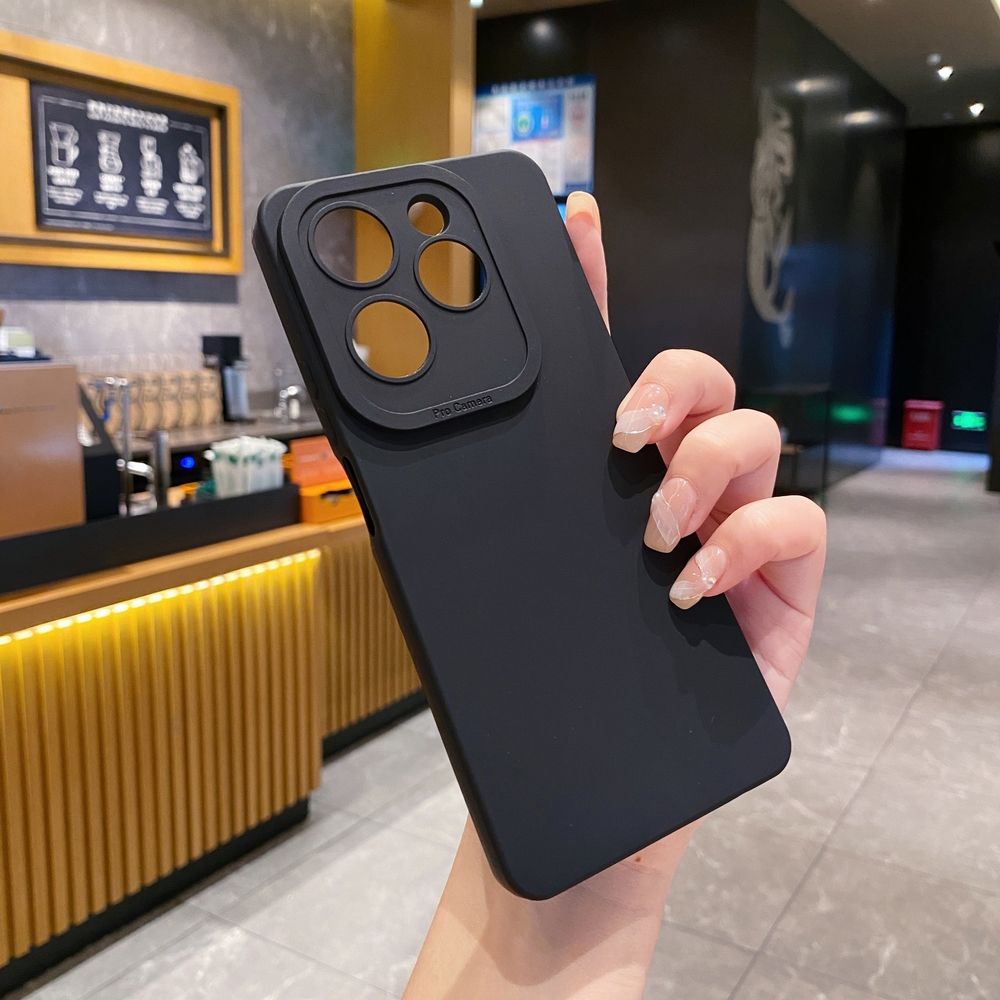 New Silicone Phone Case for Infinix Hot 40i 40 Pro Note 12 G96 30 20 11 10 Play Smart 8 7 5 6 HD Casing Bumper Shockproof Camera Protective Back Cover