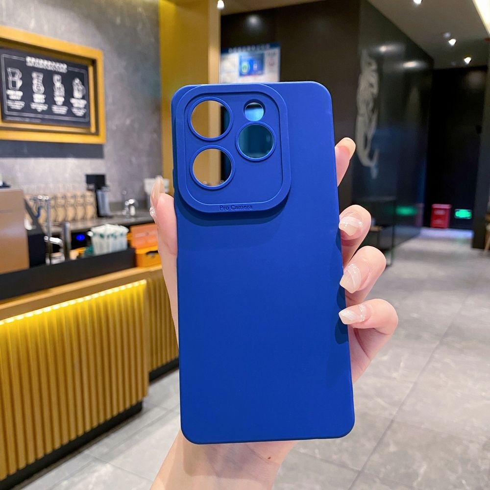 New Silicone Phone Case for Infinix Hot 40i 40 Pro Note 12 G96 30 20 11 10 Play Smart 8 7 5 6 HD Casing Bumper Shockproof Camera Protective Back Cover