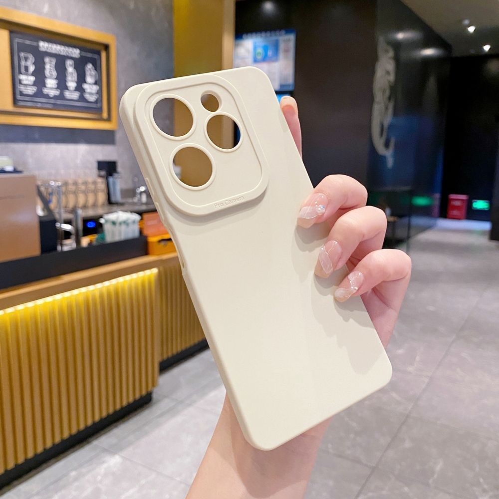 New Silicone Phone Case for Infinix Hot 40i 40 Pro Note 12 G96 30 20 11 10 Play Smart 8 7 5 6 HD Casing Bumper Shockproof Camera Protective Back Cover