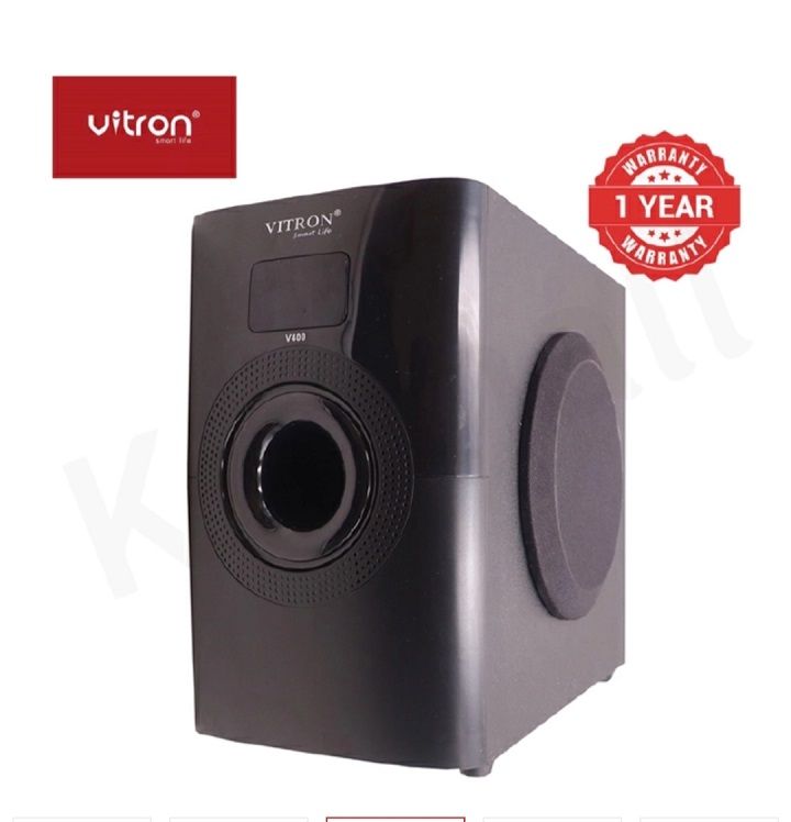 Vitron V400 2.1CH BT/USB/FM Multimedia Bluetooth Woofer Home Audio System Speaker System AC/DC Subwoofer 5000W with Remote Control