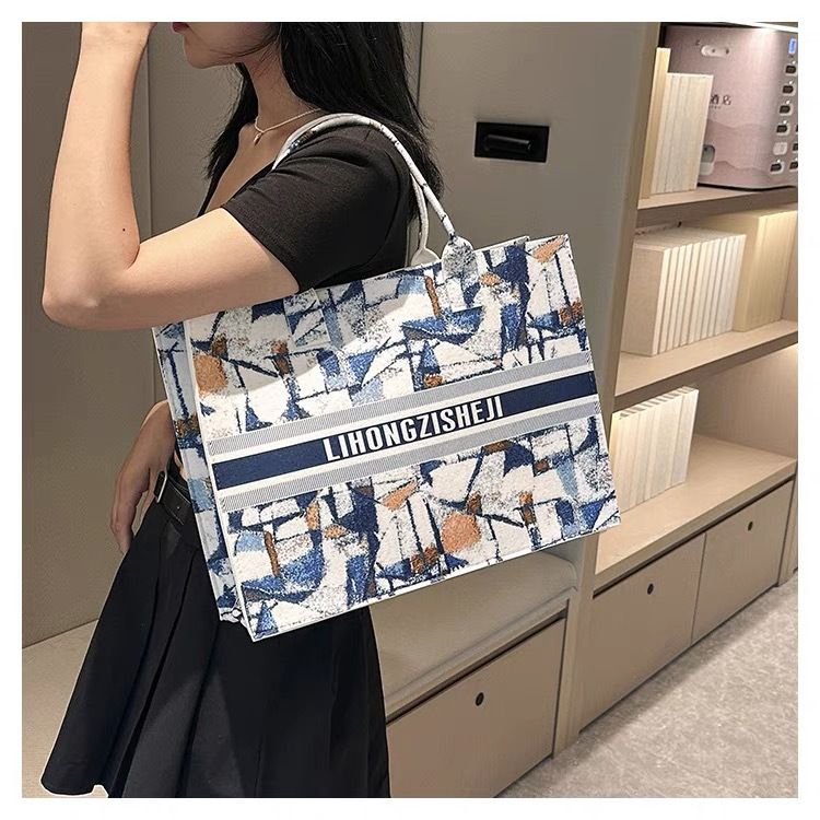 Exquisite Workmanship Tote Portable High-Capacity Printed Commuting Shopping Bag, Single Shoulder Tote Bags
