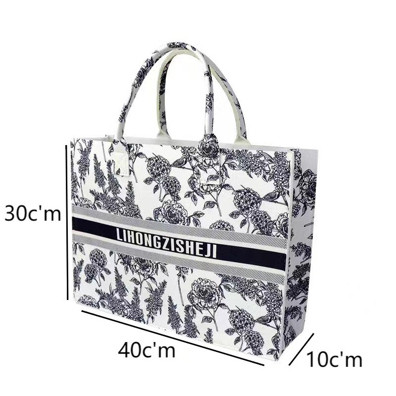 Exquisite Workmanship Tote Portable High-Capacity Printed Commuting Shopping Bag, Single Shoulder Tote Bags