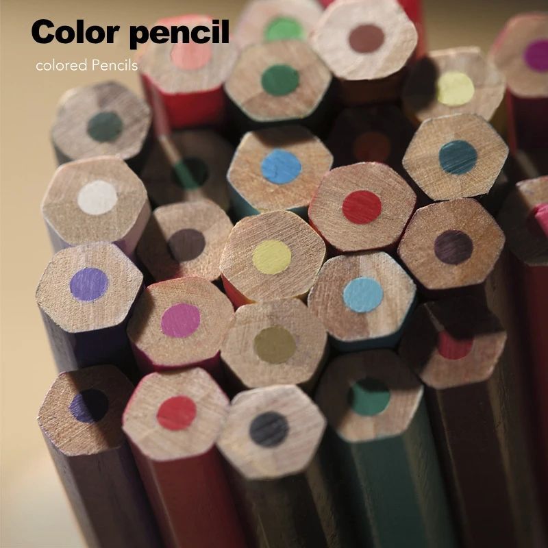 Professional Colored Pencils Oily Pencil Professional Painting Designer Wooden Color Pencil School Office Supplies Art Stationery