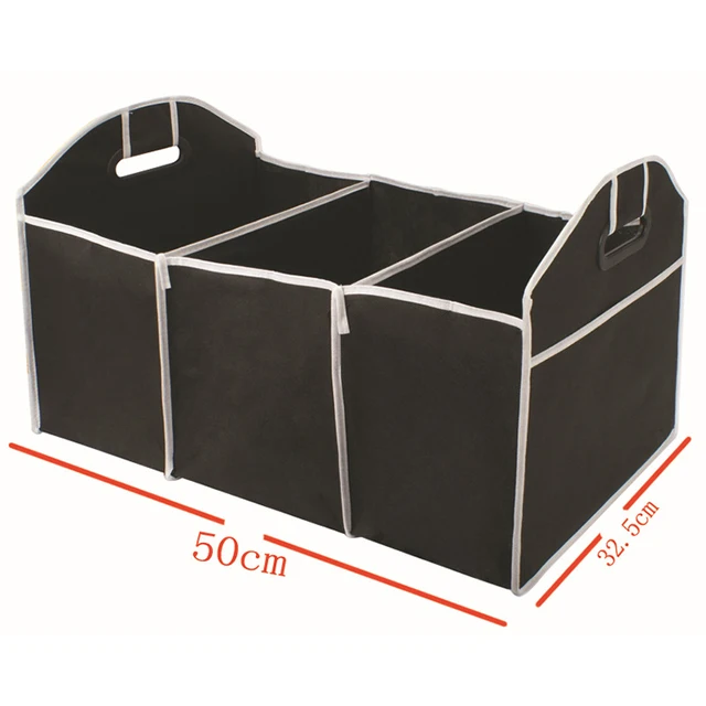 Car Boot/Trunk Storage Organizer Foldable High Capacity Storage Box For Universal Cars high quality