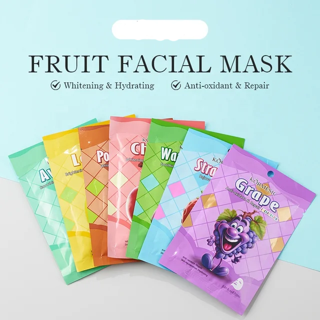 Mosturising/Hydrating fruit facial sheet mask-Lemon