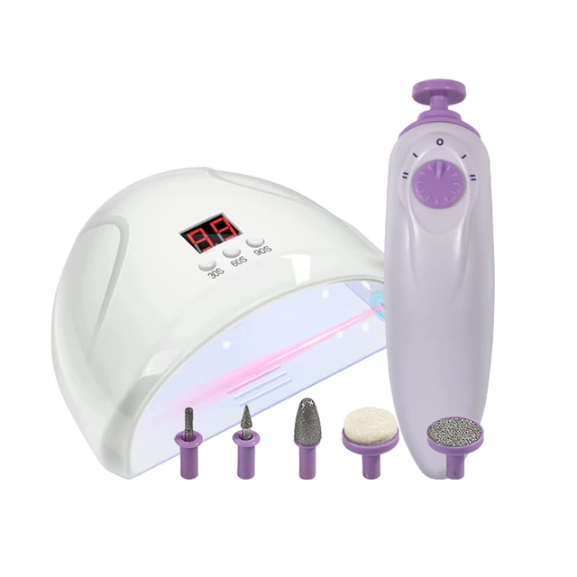 New in UV Gel Nail Lamp LED Multifunctional Professional UV Nail Lamp dryer 2 in 1 Nail drill and dryer set