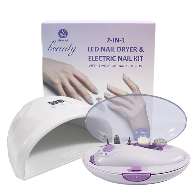 New in UV Gel Nail Lamp LED Multifunctional Professional UV Nail Lamp dryer 2 in 1 Nail drill and dryer set