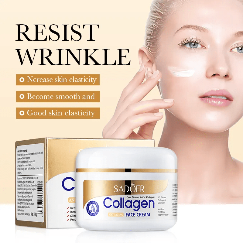 Collagen Anti Aging Face Cream , Collagen Firming Series, Softens Dry Skin, a Great Moisturizer, Oil Control, Complementary to Retinol Cream , can Combine with Vitamin C Serum for amazing, Ati-Aging