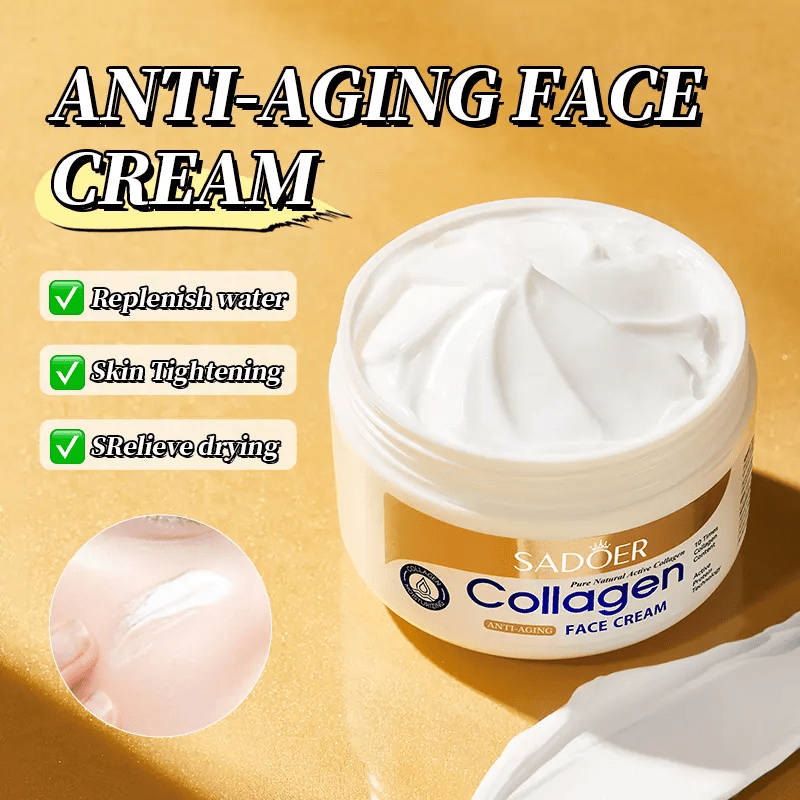 Collagen Anti Aging Face Cream , Collagen Firming Series, Softens Dry Skin, a Great Moisturizer, Oil Control, Complementary to Retinol Cream , can Combine with Vitamin C Serum for amazing, Ati-Aging
