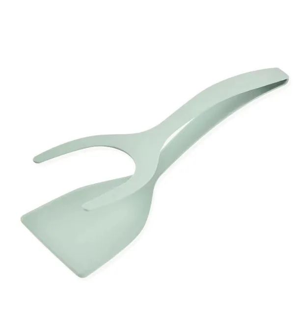 2 In 1 Nylon Grip Flip Tongs Egg Spatula Tongs Cooking Utensils Steak Spatula Tongs Clamp Pancake Fried Turners Kitchen Accessories