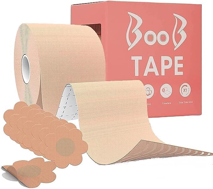 5cmx5m Fashion Boob tape ，BoobyTape for Breast Lift Tape，bra nipple cover Tape bra nipple cover protector