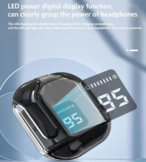 Air31 Wireless Bluetooth Earphone 5.3 Headset BT call TWS Headphones ENC Headphones LED Power Digital Display Stereo Sound Earphones for Sports