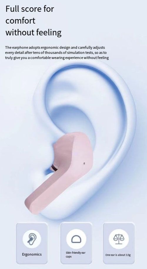 Air31 Wireless Bluetooth Earphone 5.3 Headset BT call TWS Headphones ENC Headphones LED Power Digital Display Stereo Sound Earphones for Sports