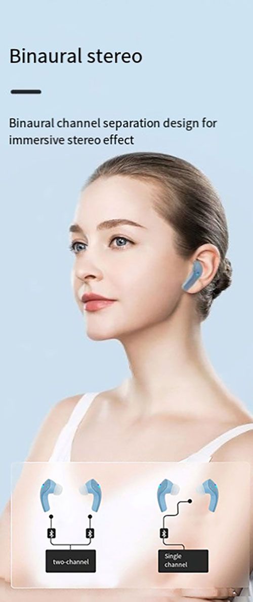 Air39 Wireless Bluetooth Earphone Transparent ENC Noise Reduction Game Headphone Long Battery Life BT call 5.3 Headset With Breathing Lights