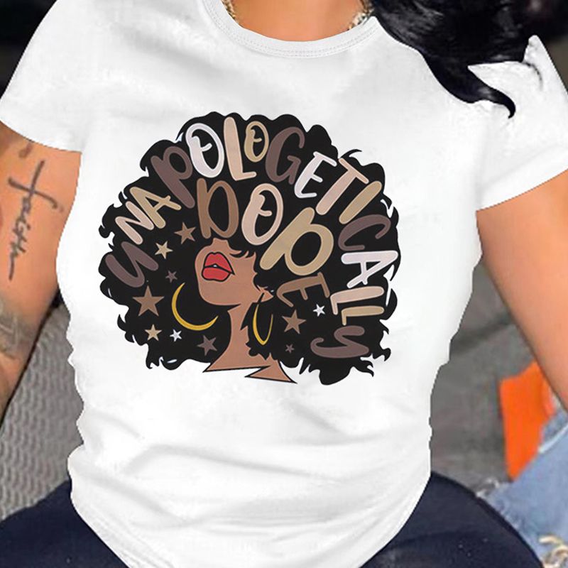 2pcs/set women T-shirt Women Clothes Tops Lady shirt fashion casual Tshirts women top girl print short sleeve personality t-shirt girls t-shirt women's clothes