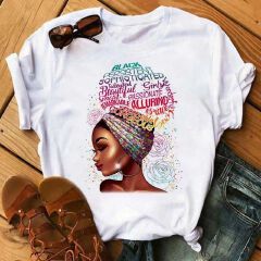 2pcs/set women T-shirt Women Clothes Tops Lady shirt fashion casual Tshirts women top girl print short sleeve personality t-shirt girls t-shirt women's clothes