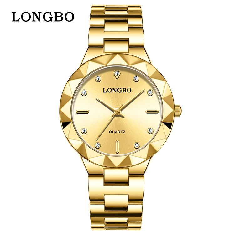 Fashion LONGBO Brand Quartz Watch 2024 Africa Men's Watch Business 30m Waterproof Couple Watches Women's Steel Band Simple Waterproof Watch Men's watch School Boy Students Steel Band Gift Watches