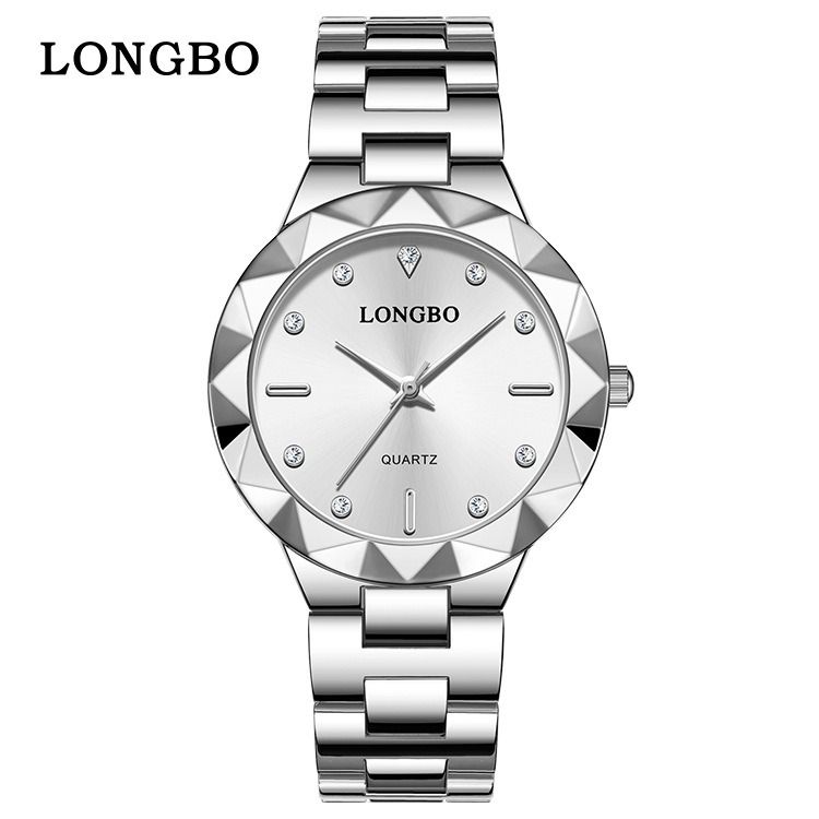 Fashion LONGBO Brand Quartz Watch 2024 Africa Men's Watch Business 30m Waterproof Couple Watches Women's Steel Band Simple Waterproof Watch Men's watch School Boy Students Steel Band Gift Watches