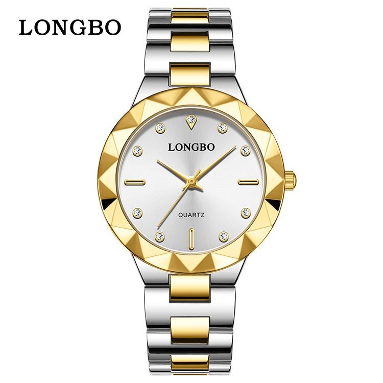 Fashion LONGBO Brand Quartz Watch 2024 Africa Men's Watch Business 30m Waterproof Couple Watches Women's Steel Band Simple Waterproof Watch Men's watch School Boy Students Steel Band Gift Watches