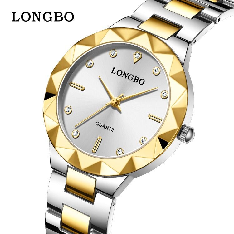 Fashion LONGBO Brand Quartz Watch 2024 Africa Men's Watch Business 30m Waterproof Couple Watches Women's Steel Band Simple Waterproof Watch Men's watch School Boy Students Steel Band Gift Watches