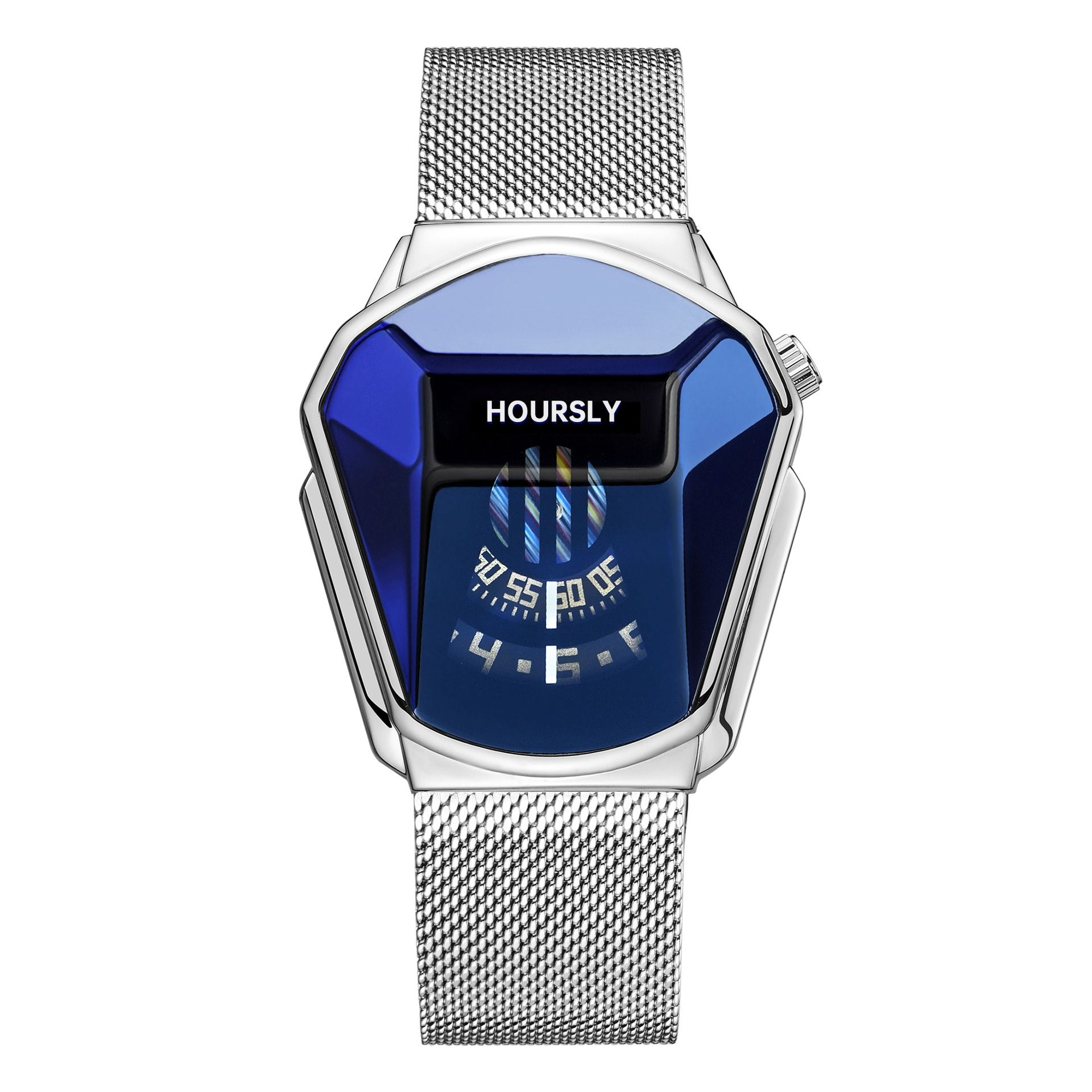 Hoursly Innovative Explorer's Stainless Steel Business Men's Watches Snake Head Locomotive 30M Waterproof Female Students' Cool Wristwatches + Luxury Gift Box Girlfriends Husband's Birthday Holiday  g