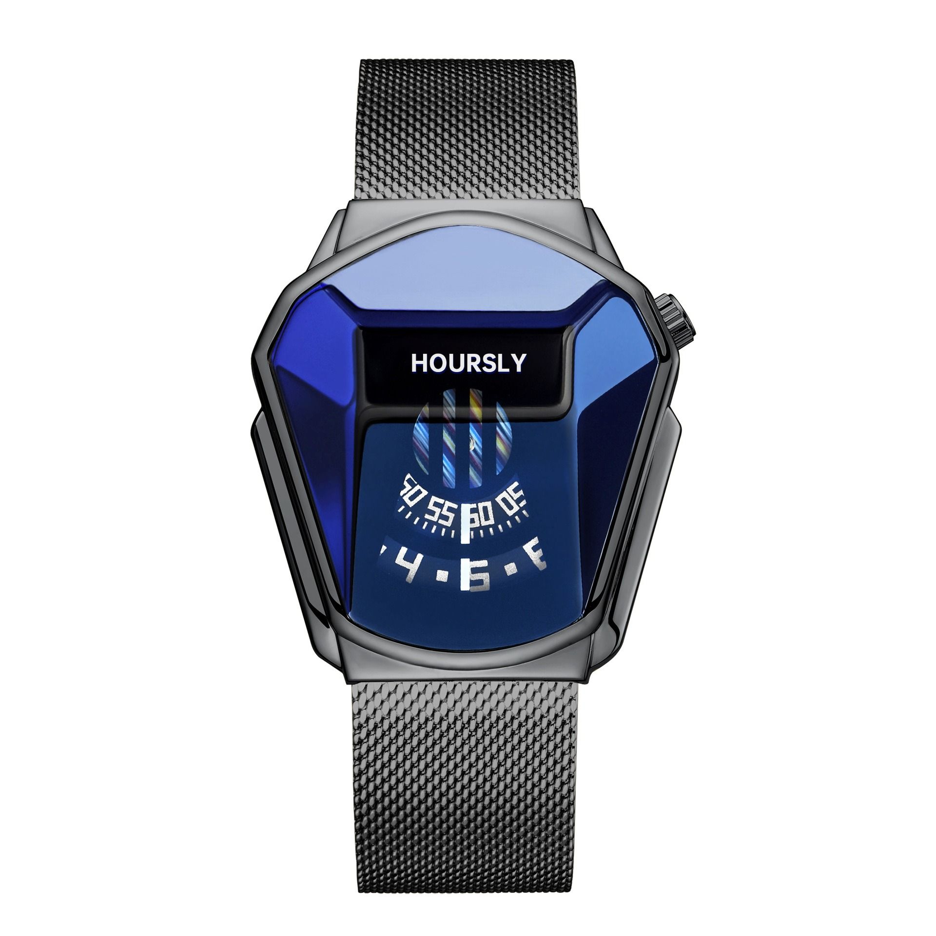 Hoursly Innovative Explorer's Stainless Steel Business Men's Watches Snake Head Locomotive 30M Waterproof Female Students' Cool Wristwatches + Luxury Gift Box Girlfriends Husband's Birthday Holiday  g