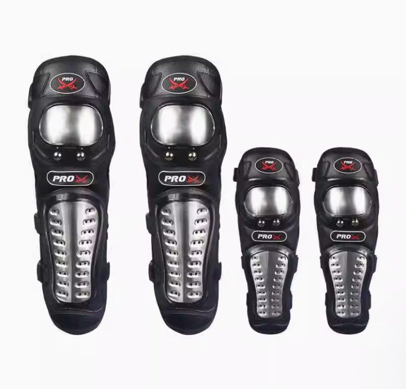 Pro X Motorcycle Off Road Motocross Cycling Professional Racing Elbow Knee Metal Guard Protector