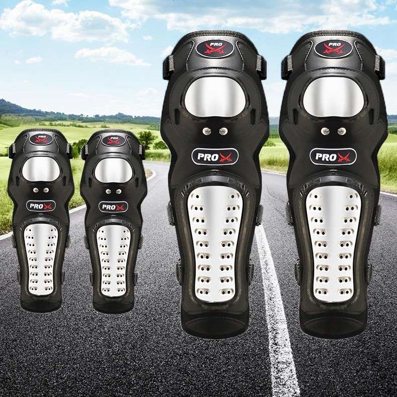 Pro X Motorcycle Off Road Motocross Cycling Professional Racing Elbow Knee Metal Guard Protector