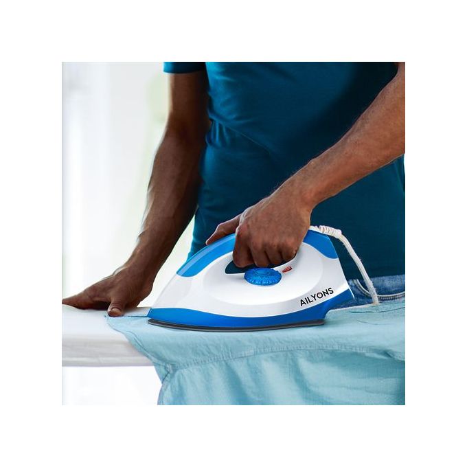 AILYONS HD-198A Electric Dry Iron Box White & Blue (1YR WRTY)