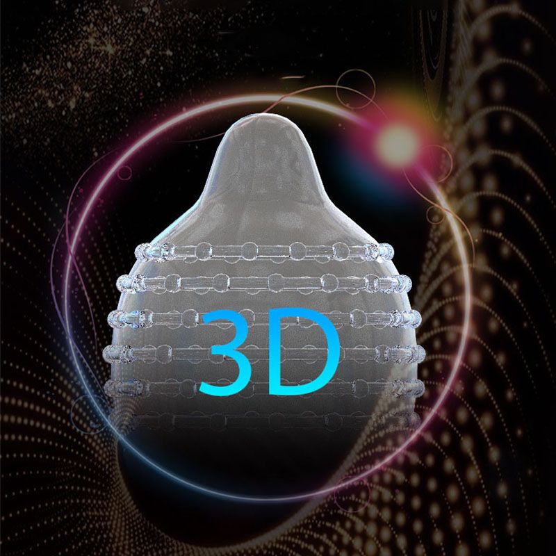Condom spike strap to stimulate the clitoris 3d large particle condom for men with ultra-thin taste abnormal