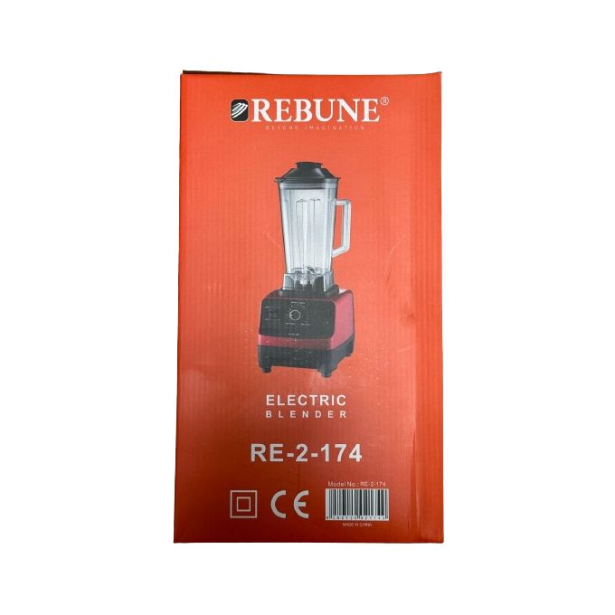 Rebune RE-2-174 Blender Commercial / Professional Blender with 2L unbreakable jar and 1500W powerful motar