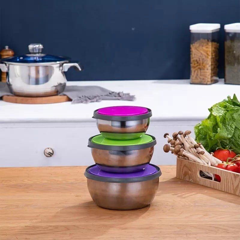 marwa 72 pcs stainless steel induction base cookware set with glass lids and cooking accessories