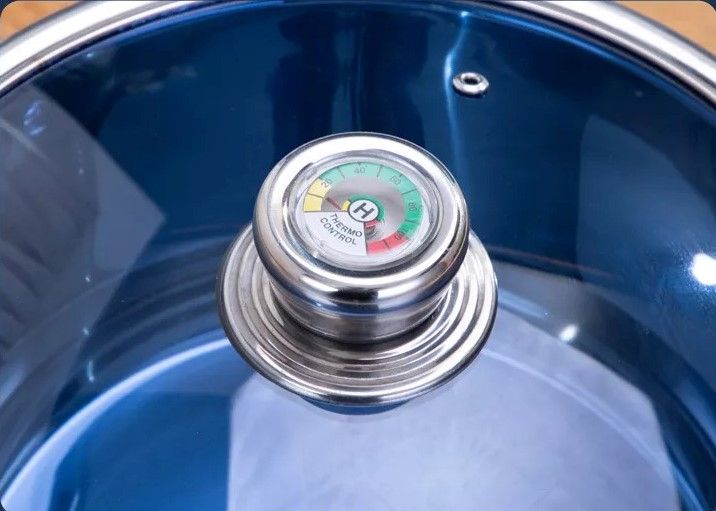 marwa 72 pcs stainless steel induction base cookware set with glass lids and cooking accessories