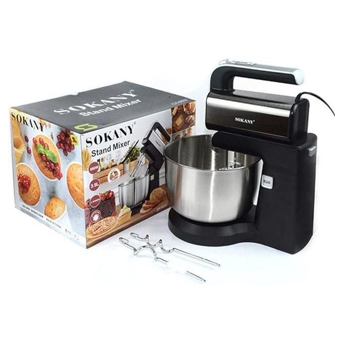 Sokany 3.5L stand mixer 4-Quart Tilt-Head Stand Food Mixer, dough mixer Kitchen Electric Grinder Mixer with Dough Hook, Wire Whip & Beater sokany stand mixer with 3.5L bowl