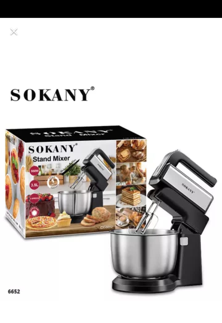 Sokany 3.5L stand mixer 4-Quart Tilt-Head Stand Food Mixer, dough mixer Kitchen Electric Grinder Mixer with Dough Hook, Wire Whip & Beater sokany stand mixer with 3.5L bowl