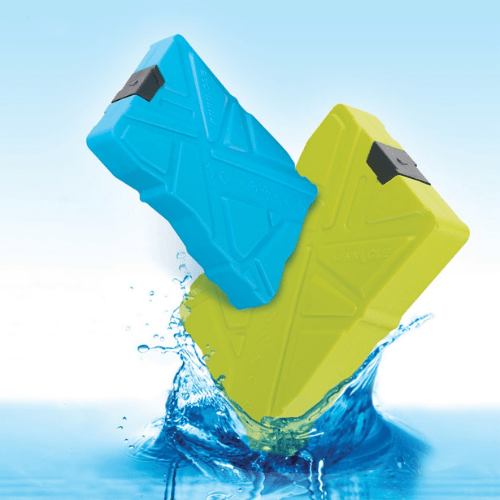 2pcs set pinnacle ice bricks blue and green ice cooler box bricks 330ml