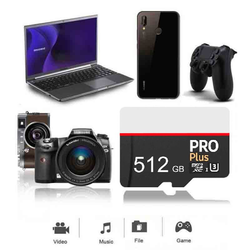 VEFASONIC 2TB Memory Card Micro SD Class 10 SDXC 2T TF Mini Card Microsd