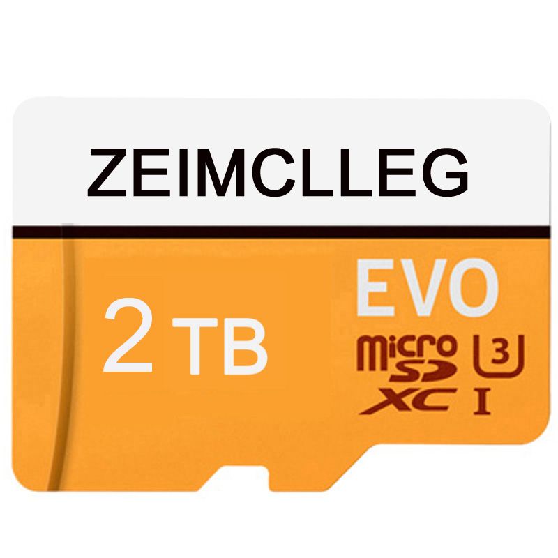ZEIMCLLEG EVO MicroSD U3 2TB 2T Memory Card SDXC Class 10 TF Mini Card Micro SD