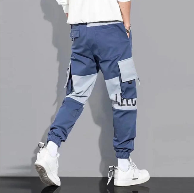 Men loose casual ins trendy cargo pants men trend nine minutes casual pants men Women Trouser