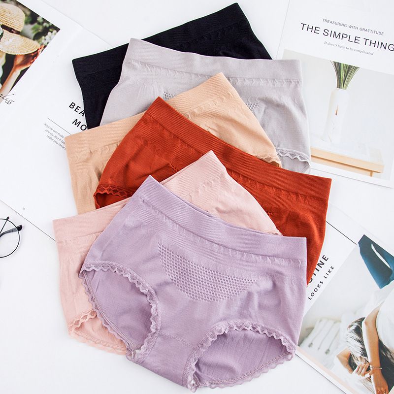 5PCS Hip Lifting Belly Closing Lady Underwear Women&apos;s Seamless Modal Cotton Safety Pants Wholesale