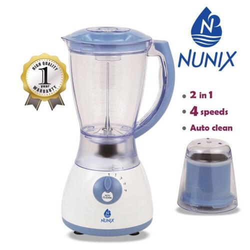 Nunix Blender AK-300  2 In 1 Powerful 350W Nunix blender With Grinder Machine 1.5L jar