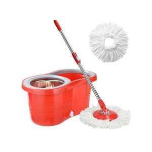 Magic Spin mop with bucket - 360 Degrees rotating moper blue 102 cm purple 102cm red