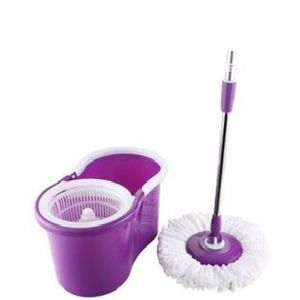 Magic Spin mop with bucket - 360 Degrees rotating moper blue 102 cm purple 102cm red