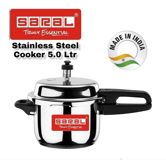 SIGNATURE SARAL STAINLESS STEEL PRESSURE COOKER